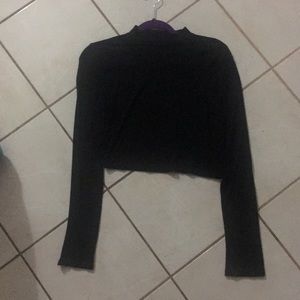 Long sleeve crop top